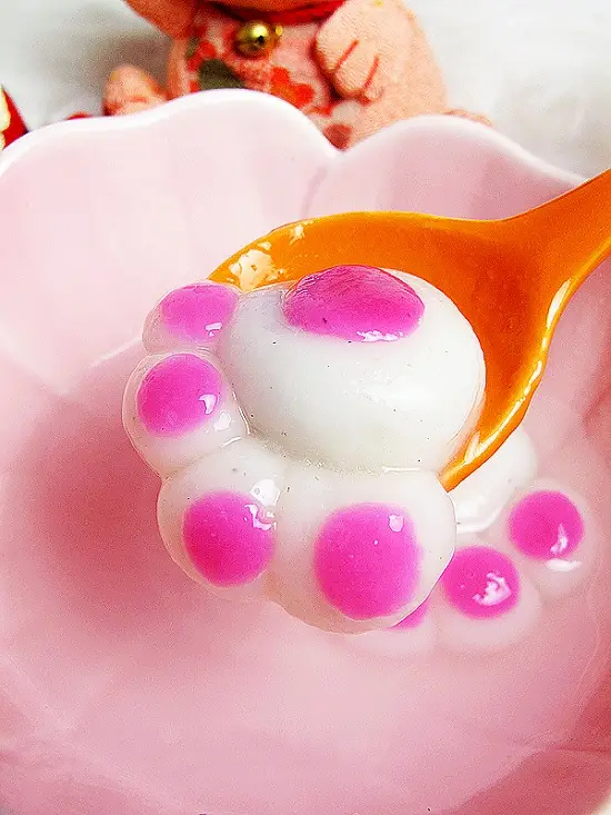 bánh trôi chân mèo thơm ngon