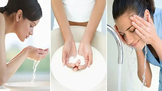 làm đẹp bằng nước vo gạo rửa mặt