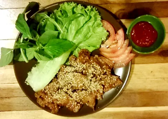 BÒ NƯỚNG MÈ THƠM NGON HẤP DẪN