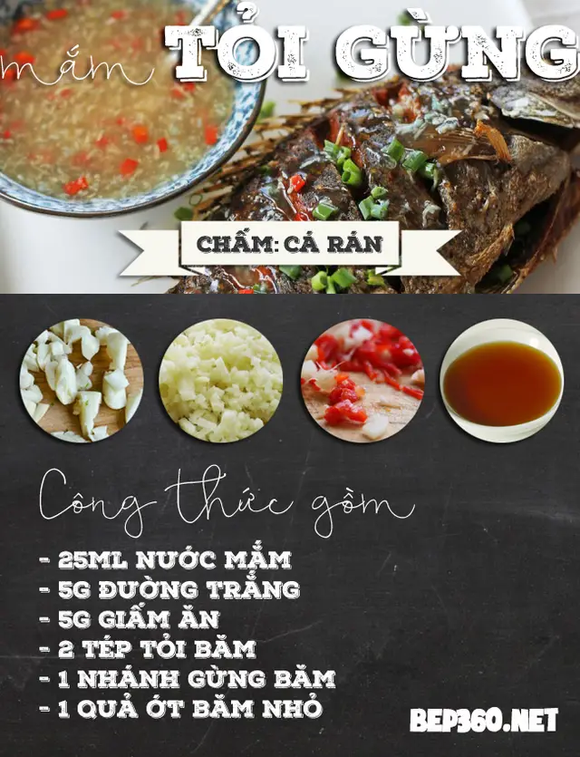 Bỏ túi cách pha nước chấm siêu dễ làm cho 5 món ăn quen thuộc