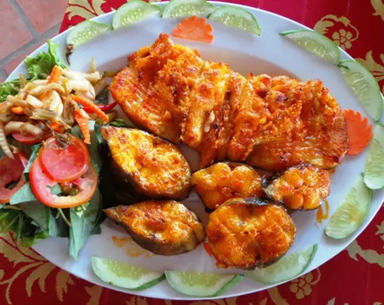 CÁ LĂNG NƯỚNG MUỐI ỚT GIÒN TAN