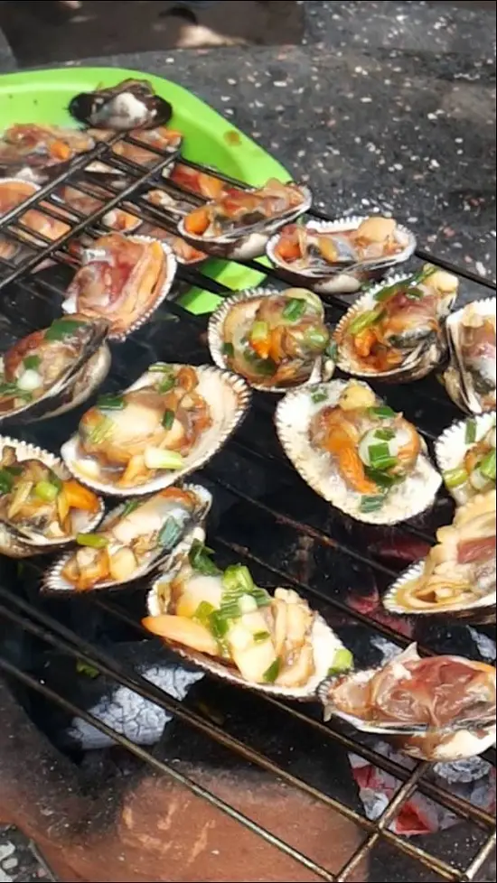 Các làm sò nướng mỡ hành 7