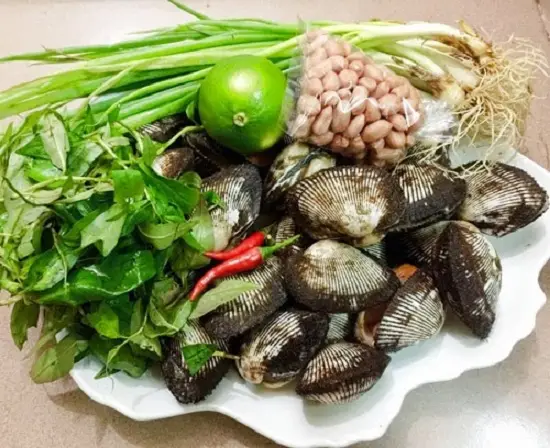 Các làm sò nướng mỡ hành 2