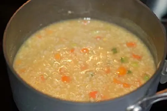 cháo ăn dặm cháo cá cà rốt 1