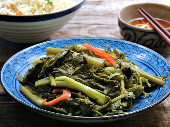 món muối xổi rau cần muối