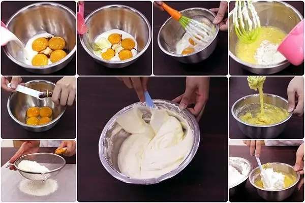 Cách làm bánh bông lan bằng nồi cơm điện