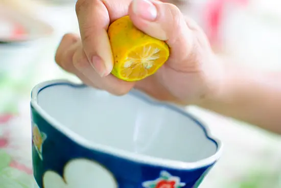vắt nước cốt chanh