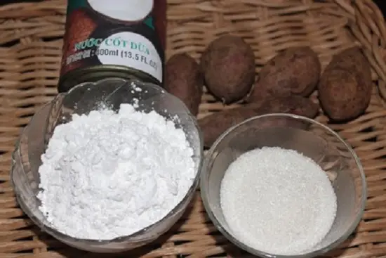 nguyên liệu cần chuẩn bị - cách làm bánh bột lọc