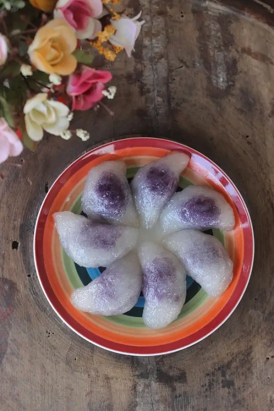 bánh bột lọc nhân khoai lang -cách làm bánh bột lọc