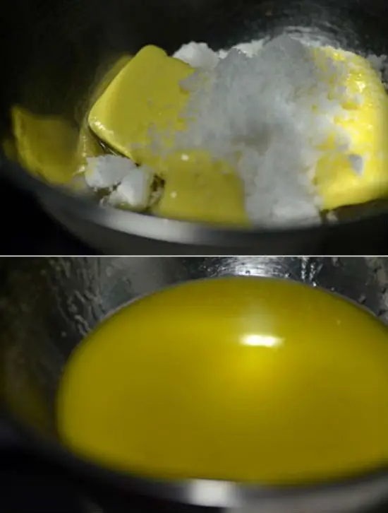 Trônj đều các nguyên liệu làm bánh chanh