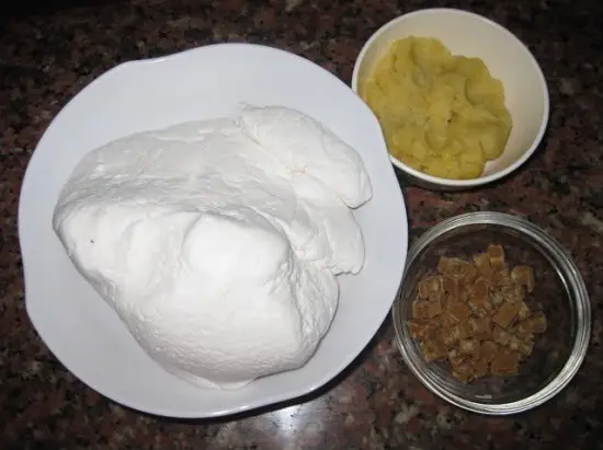 bánh chay nước sơ chế bột