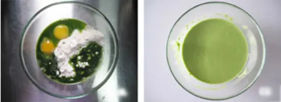 Cách làm bánh crepe sầu riêng lá dứa -1