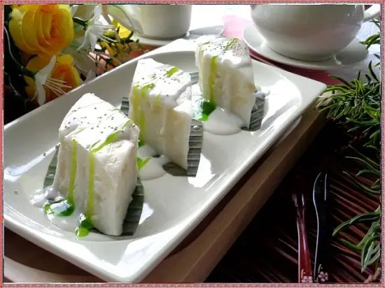 Cách làm bánh củ năng nước cốt dừa tráng miệng đơn giản
