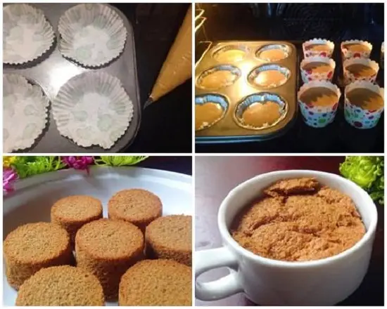 cách làm bánh cupcake capuchino 5