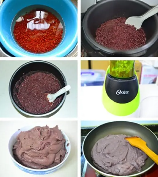 chế biến nhân bánh