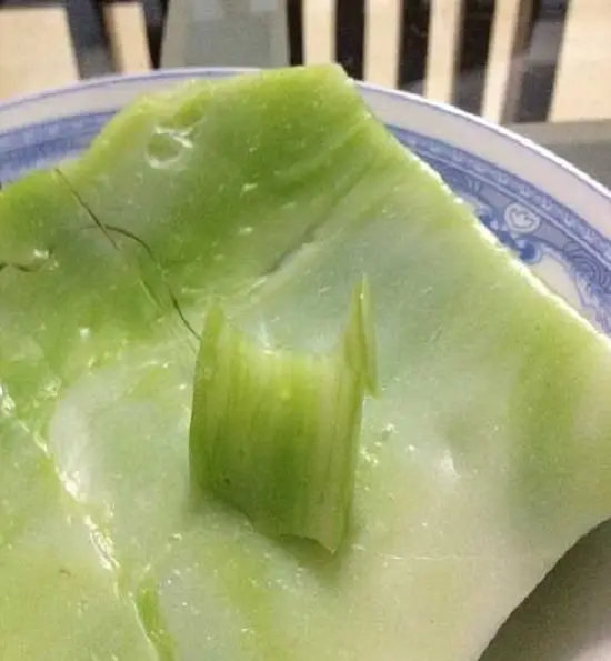 bánh đúc lá dứa cách làm 3