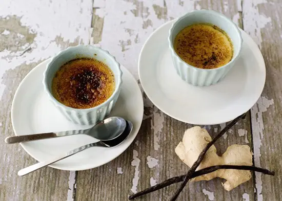 Cách làm bánh flan phô mai gừng