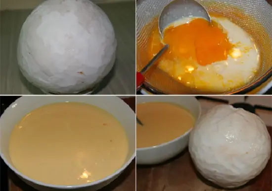 cách làm bánh flan trái dừa