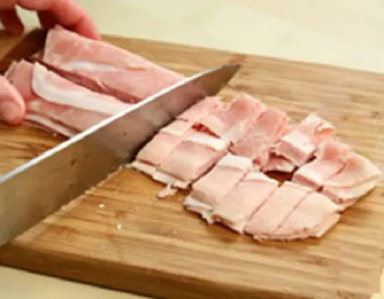thịt nguội thái nhỏ