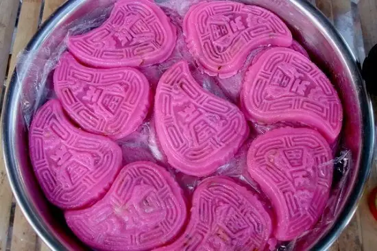 bánh hồng đào đẹp mắt