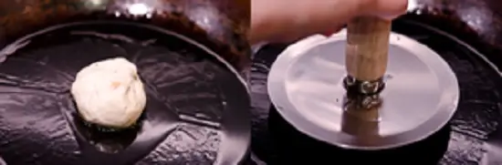 ấn dẹt bánh xuống