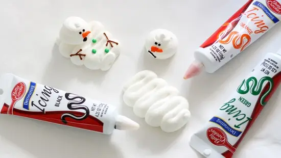 cách làm bánh meringue người tuyết 5