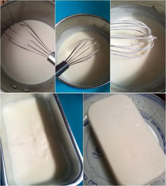 cách làm bánh kem sữa dừa 2