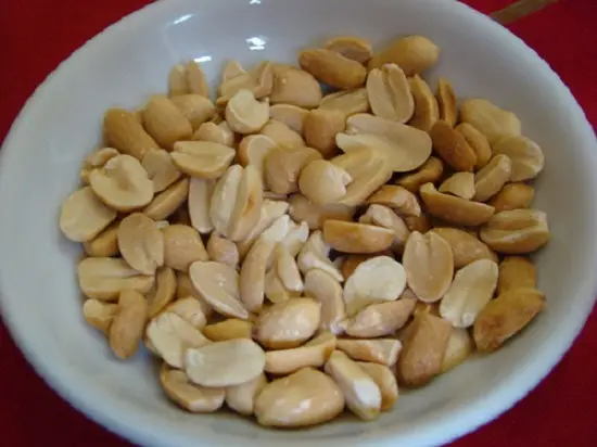 lạc rang chín