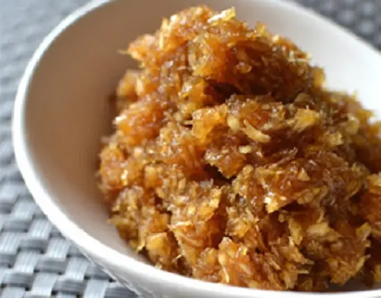 dừa trộn đường