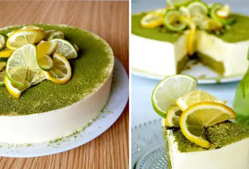 Cách làm bánh Mousse chanh trà xanh thơm mát