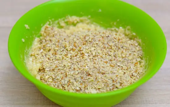 thêm hạnh nhân trộn cùng với đậu phụ