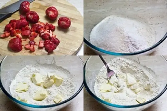trộn bơ vào bột