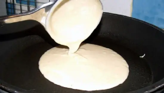 rán bánh pancake
