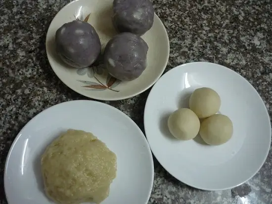 bánh pía nhân khoai môn cách làm 2