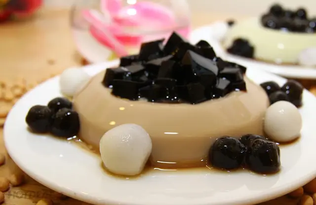 Cách làm bánh Pudding đậu nành giải ngấy ngày Tết