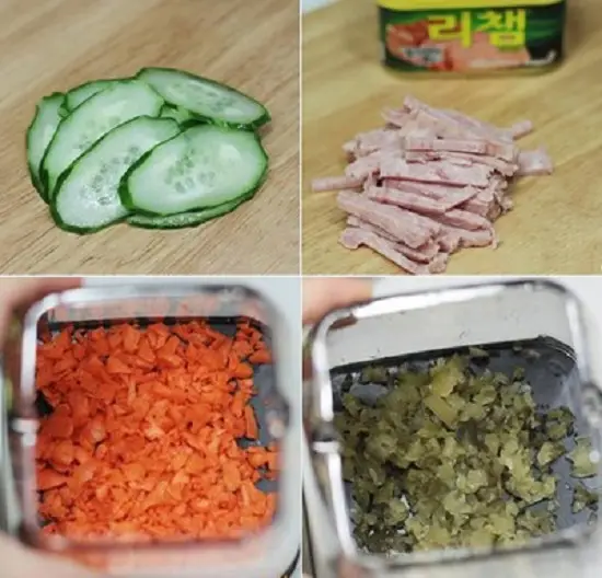 sơ chế các nguyên liệu