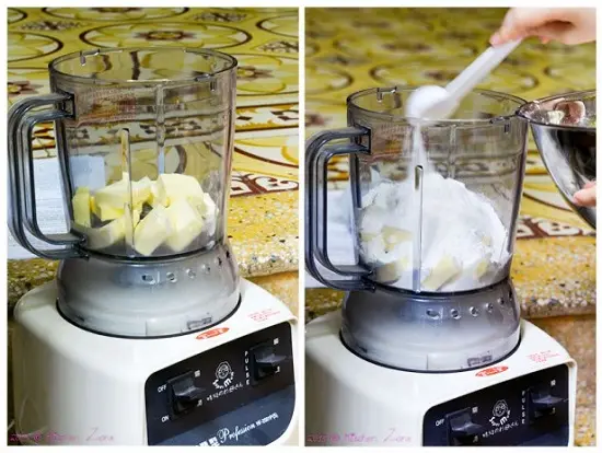 xay bơ và bột