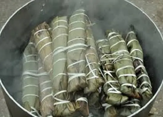 hấp chín bánh