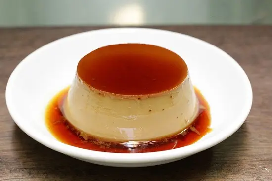 bánh trung thu rau câu nhân bánh flan sơ chế