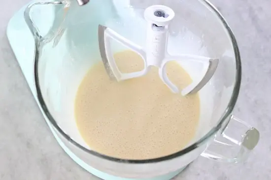 xay nhuyễn trứng, bơ, sữa