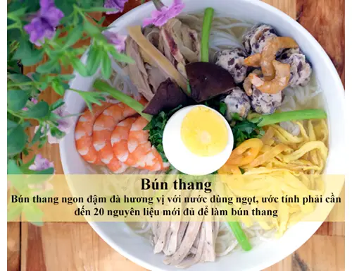 Cách làm bún thang Hà Nội ngon cho cả gia đình
