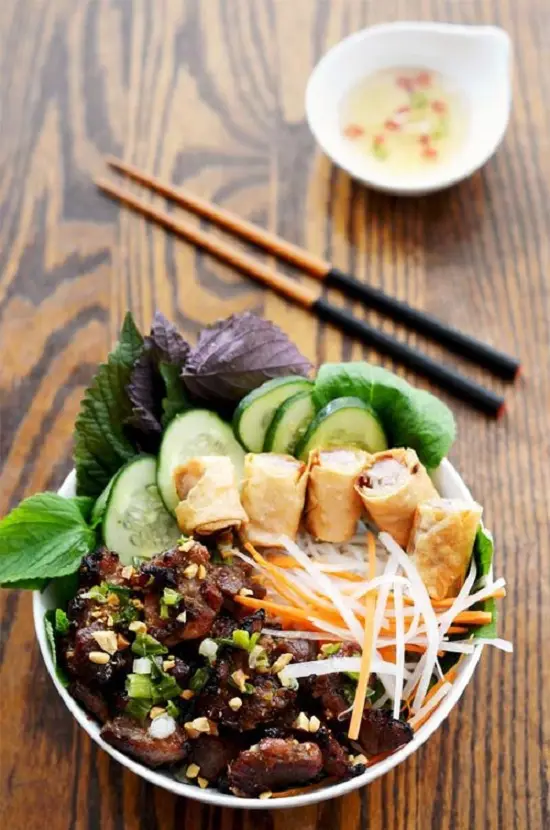 Cách làm bún thịt nướng thơm ngon