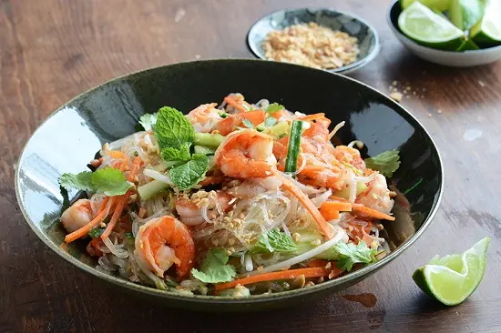 Cách làm bún trộn tôm lạ miệng, ăn là nghiền