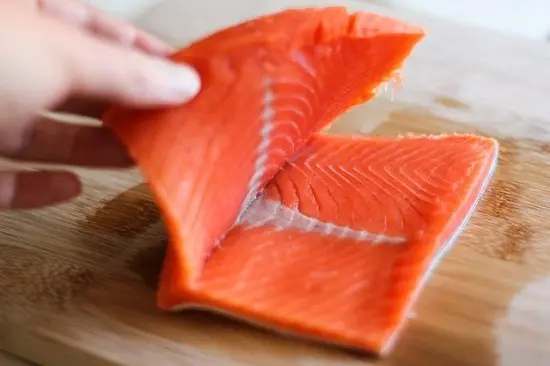 cách làm cá hồi nhồi 9
