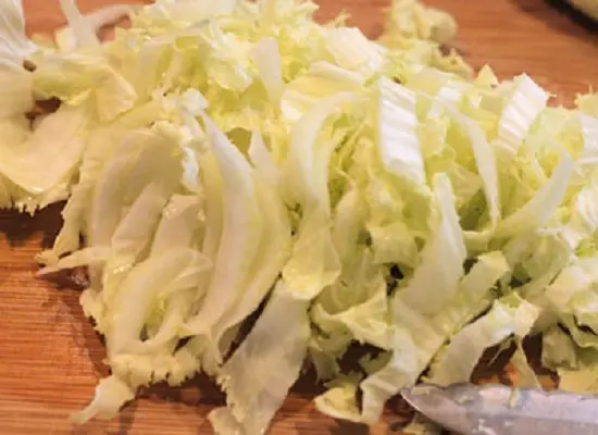 thái nhỏ cải thảo