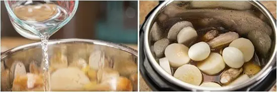 Các bước thực hiện món cánh gà om củ cải: 4