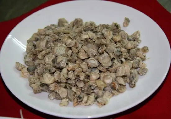 canh hến nấu khế sơ chế