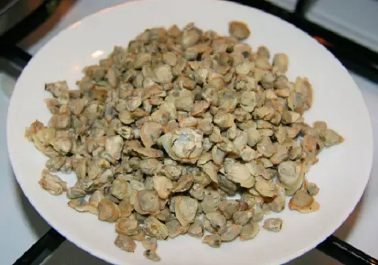 canh hến nấu rau muống lấy thịt hến