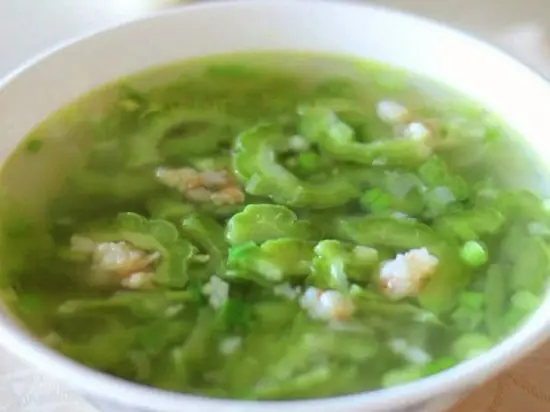 Các bước thực hiện món canh mướp đắng nấu tôm 3