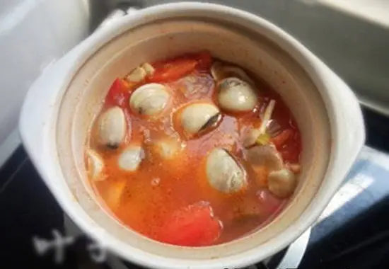 canh ngao nấu nấm cách làm 3